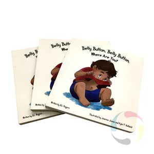 Child Board Book Printing Cheap Custom High Quality Kid Baby Story Card Full Color English Hardcover Child Cardboard Children Board Book Print