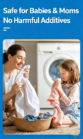 Capsules de lessive Bayexing Color-lock anti-décoloration avec 70%-75% d'ingrédients actifs pour vêtements de couleur, lavage automatique en machine
