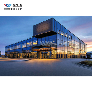 Kết Cấu Thép Xây Dựng <span class=keywords><strong>5</strong></span> Câu Chuyện Đôi Tầng Tăng Mái Phẳng Hai Prefab 2 Giàn Cấu Trúc Khung Cho Các Tòa Nhà - Product Image 1