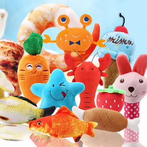 Mini nourriture personnalisée jouet à mâcher en peluche mignon et grinçant pour chien de compagnie - Product Image 5