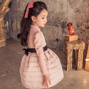 Vêtements pour enfants 2016 Robe de fille à motifs floraux smockés à l'espagnole - Product Image 2