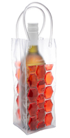 Sac isotherme en PVC transparent rempli de gelée, nouveau modèle 2025, pour bouteilles, glacière