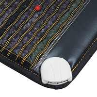 Tapis de luminothérapie infrarouge à améthyste réglable individuellement de 1 à 30 Hz, tapis chauffant en cristal à ions négatifs, tapis à fréquence PEMF