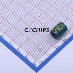 Condensador Electrolítico de Aluminio de Montaje Pasante CV4R7MPA13B, D10xL13mm 4.7uF 20% 450V 60mA-100kHz - Product Image 1