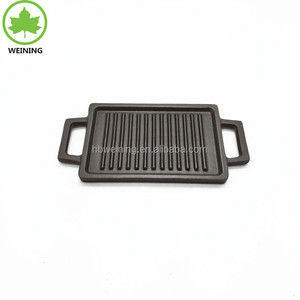 Hot Bán Pre-Dày Dạn Đúc Sắt Vuông Chảo Nhà Nấu Ăn Vỉ Nướng Cho Cắm Trại Cảm Ứng Bếp Tương Thích - Product Image 2