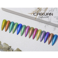 Vernis à ongles caméléon, 2 pièces, Gel UV/LED, fournitures pour ongles professionnelles