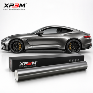 ฟิล์มใสกันรอยรถยนต์ XP3M Flowing Star Silver OEM Gloss TPU สีเงิน 7.5 มิล ซ่อมแซมตัวเองได้ ป้องกันรอยขีดข่วน ป้องกันสีเหลือง ขนาด 1.52x15 เมตร - Product Image 3