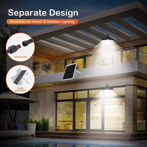 112 <b>LED</b> Solar Chandelier Solar Pendant <b>Lights</b> Super Bright Solar <b>Lights</b> Outdoor Hanging <b>Ceiling</b> Lamp - Product Image 3