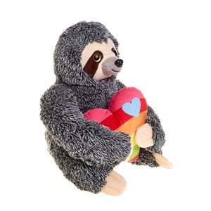 Peluche de Perezoso Personalizado de San Valentín, Relleno de Algodón PP, con Corazón - Product Image 2