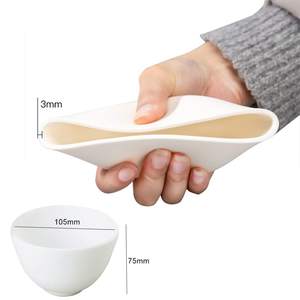 Etiqueta Máscara facial de silicona suave Tazón para mezclar Salón de belleza Diy Máscara facial Tazón Juego de herramientas de belleza - Product Image 2