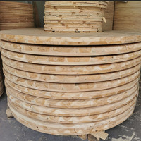 Bride en bois de grand diamètre pour enrouleur de câble électrique vide à usage intensif