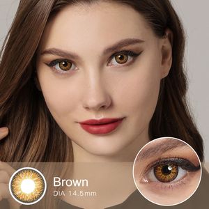 무료 컬러 콘택트렌즈 자연스러운 컬러 눈 콘택트렌즈 렌테스 데 콘탁토 브라운 컬러 콘택트렌즈 - Product Image 2