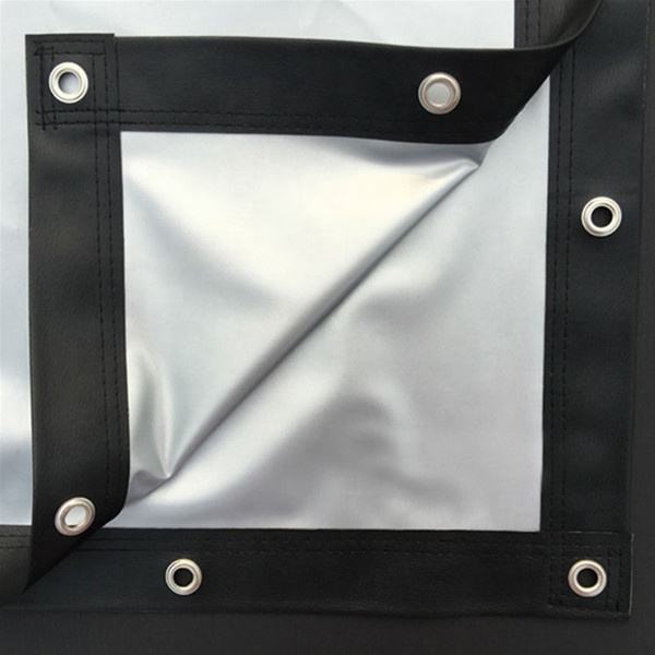 Customized 180 200 250 300inch Projector Curtain 16:9 HD Foldable Grey Silver Simple Huge Cinema Screen Fabric for 3D Projector