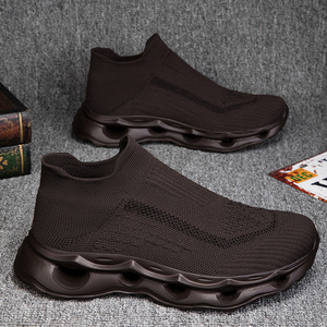 Chaussures de sport de luxe en cuir trois pièces pour créateurs de renom 2026, chaussettes et chaussures de style créateur de mode - Product Image 5
