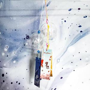 Campanas de Viento de Cristal con Diseño de Flores de Cerezo Estilo Japonés, Decoración Creativa para Hogar y Auto, Regalo de Cumpleaños - Product Image 4