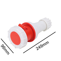 Connecteur de prise industrielle mâle-femelle Nuoqiya 4 broches 3P+PE IP67 anti-explosion étanche 380V