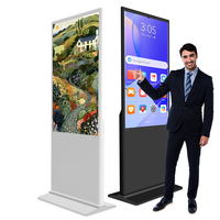 Écrans publicitaires numériques verticaux électroniques LCD 32/49 pouces, système d'exploitation Android/Windows, totems multimédias pour publicité intérieure
