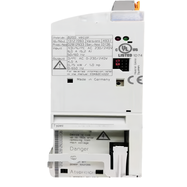 E82EV751K4C 0.75KW 220V AC Drive with PROFINET and RS485 for PLC Programming Industrial Automation & Control