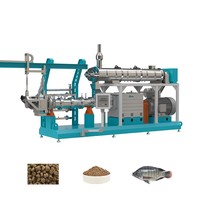 Extrudeuse sèche Machine à granulés d'aliments pour poissons Machine complète flottante pour la fabrication d'aliments pour poissons