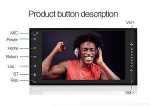 Phổ 7-inch màn hình cảm ứng <span class=keywords><strong>Android</strong></span> Stereo âm thanh Máy nghe nhạc GPS kích hoạt đài phát thanh xe cho TOYOTA COROLLA Land Cruiser 1-năm - Product Image 5