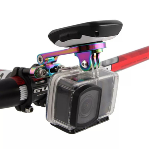 Colorful Bike Stopwatch Holder Bike <strong>Computer</strong> Extension Bracket <strong>MTB</strong> Bike Speedometer Stem Mount Holder for Garmin Bryton Cateye - Product Image 6