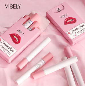 Lápiz Labial Vibely Smoke, 4 Colores/kit, Bálsamo Labial con Efecto Cigarrillo, Impermeable, de Larga Duración, Rojo, Fácil de Aplicar, Hidratante - Product Image 1