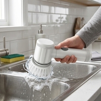 Brosse de nettoyage électrique multifonctionnelle pour cuisine, salle de bain, entretien des chaussures, laveuse portative