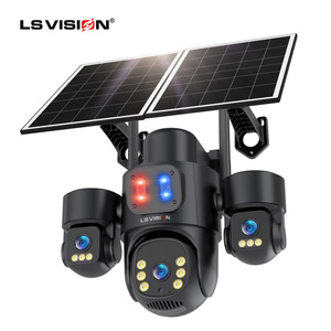 LS VISION 6MP AOV 24/<strong>7</strong> Recording <strong>Security</strong> Solar CCTV Camera <strong>System</strong> Outdoor Two-way Voice Intercom Color Night Vision CCTV Camera - Product Image 2