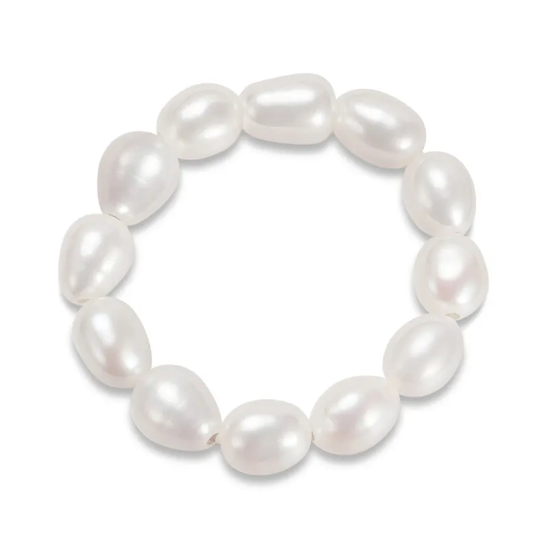Anillo ajustable de plata de ley 2022 para mujer, conjunto de anillo de perlas naturales de agua dulce, joyería de lujo para boda 925
