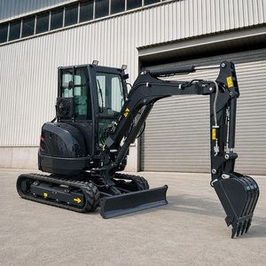 HS 1-3,5 Tonnen Mini-Raupenbagger mit Dieselmotor 0,35m Schaufelkapazität Kompakter Hydraulikbagger für Bauarbeiten - Product Image 6