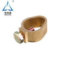 Système de mise à la terre avec protection contre la foudre personnalisé Pince pour tige de terre Connecteur pour câble de terre 5/8 "a Pince pour tige de terre