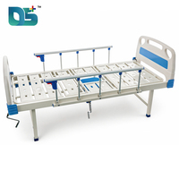 Cama Hospitalaria Manual Ajustable de Tres Funciones con Manivela y Baño Integrado para Ancianos, Mobiliario para Hospitales y Clínicas