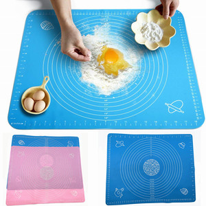 Reusable <b>Silicone</b> Pastry Mat Non-Stick Rolling Mat Dough <b>Baking</b> Mats - Product Image 5