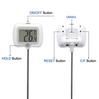 Termometer makanan memasak dapur rumah tangga Digital untuk perkakas penting daging BBQ