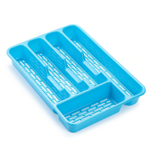 Cubertero Classic Grande Cutlery Box Large Kitchen Storage Tray With Drainage Slots For Utensils Organization - Product Image 2