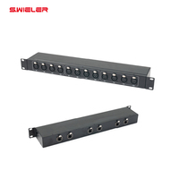 Convertisseur de signal audio AES équilibré Ethercon RJ45 vers XLR pour éclairage de scène DJ, distributeur audio XLR 12 canaux