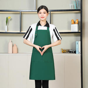 Tablier imperméable en toile, taille unique, en polyester, pour la restauration, les supermarchés et les salons de thé - Product Image 1