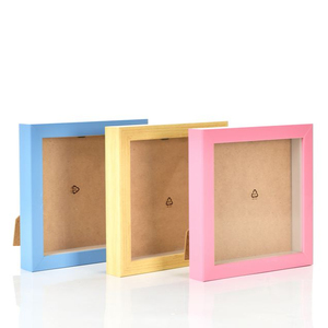 Carré <span class=keywords><strong>30x30</strong></span> galerie d'art noir mat en <span class=keywords><strong>bois</strong></span> <span class=keywords><strong>cadre</strong></span> photo - Product Image 1