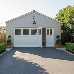 Portes <span class=keywords><strong>de</strong></span> <span class=keywords><strong>garage</strong></span> extérieures pliantes en accordéon en alliage d'aluminium et verre GELLJA, surface finie, garantie 5 ans - Product Image 3