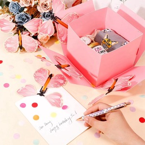 Boîte cadeau explosion papillon, boîte surprise papillon volant à faire soi-même, personnalisable selon les besoins - Product Image 4