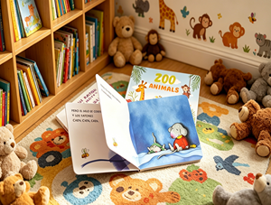Impresión Profesional de Libros <span class=keywords><strong>Infantiles</strong></span> Personalizados, a Todo Color, con Historias e Ilustraciones, Opciones de Tapa Blanda y Tapa Dura, Papel de Arte con Solapa Francesa para Bebés - Product Image 5
