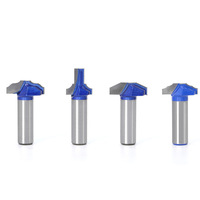 Broca para enrutador de puerta de gabinete de carburo de vástago de 1/2 pulgadas y 12mm, marco de puerta para carpintería, brocas para enrutador, puerta clásica, otros herrajes