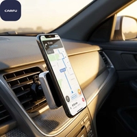 Support de téléphone portable pour sortie d'air de voiture CARFU, support magnétique universel miniature, réglable à 360 degrés, accessoires de voiture carrés et circulaires