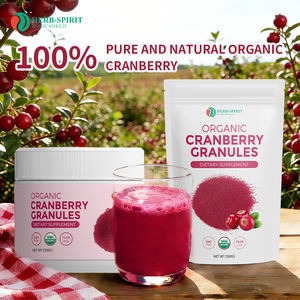 Fournisseur d'usine Herbspirit Poudre de canneberge Granulation de canneberge en vrac Extrait de fruit de canneberge - Product Image 3