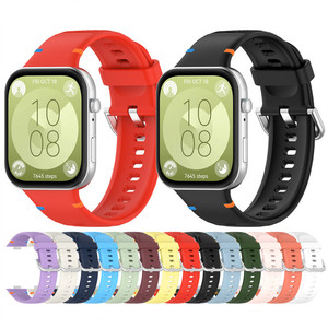Thoáng Khí Có Thể Điều Chỉnh Thể Thao Silicone Ban Nhạc Cho Huawei Đồng Hồ Phù Hợp 4/4Pro Smartwatch Phụ Kiện Thay Thế Dây Đeo Correa Vòng Đeo Tay - Product Image 2
