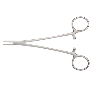 Porte-aiguille en carbure de tungstène avec tige en acier inoxydable et anneaux dorés, instrument chirurgical de suture, fournisseur en gros - Product Image 4