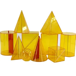 Katı geometrik şekiller montessori geometrik katılar plastik geometrik şekil
