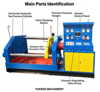 Banco de Pruebas de Válvulas Hidráulicas Horizontales Ligeras DN600, Máquina de Prueba de Presión de Válvulas Industriales API598