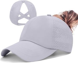 Gorra <span class=keywords><strong>de</strong></span> béisbol <span class=keywords><strong>de</strong></span> 6 paneles con cola <span class=keywords><strong>de</strong></span> caballo cruzada, <span class=keywords><strong>de</strong></span> malla 100% poliéster <span class=keywords><strong>de</strong></span> secado rápido, nueva colección primavera/verano <span class=keywords><strong>para</strong></span> <span class=keywords><strong>mujer</strong></span>, ideal <span class=keywords><strong>para</strong></span> uso casual al aire libre y protección solar. - Product Image 5