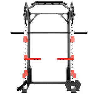 Smith Machine Multi Functional Gym Equipment Squat Rack With Smith Machine and Weight Stacks - Product Image 4